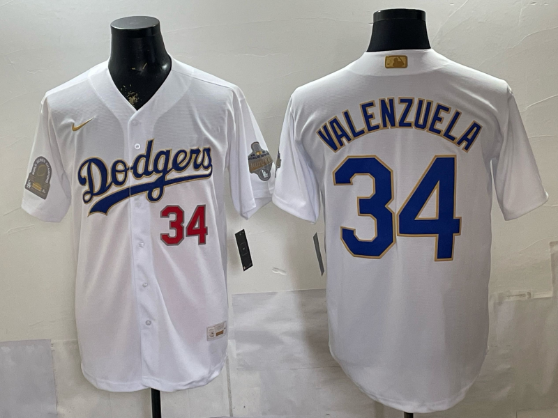 Men Los Angeles Dodgers #34 Valenzuela Game 2026 Nike MLB Jersey 0401001->->MLB Jersey